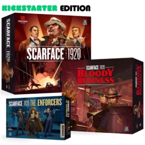 Scarface 1920: Kickstarter Edition + Bloody Business Expansión Juego de Mesa