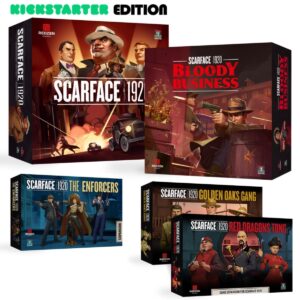 Scarface 1920: Kickstarter Edition + Gangland Bloody Businnes + Nuevas Bandas Juego de Mesa