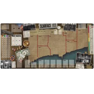 Scarface 1920 Gamefound: XL Playmat Tapete Bloody Business