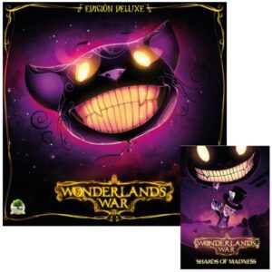 Wonderland's War Deluxe Edición Limitada + Shard of Madness Expansión Pack Juego de Mesa