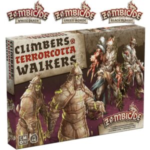 Zombicide: Climbers & Terrorcotta Walkers Expansión (White Death/Green Horde/Black Plague) Juego de Mesa