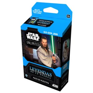 Star Wars Unlimited: Leyendas de la Fuerza – Mazo Inicial de Qui-Gon Jinn