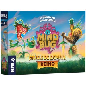 Mindbug Batalla de Frutas - reino Juego de Mesa
