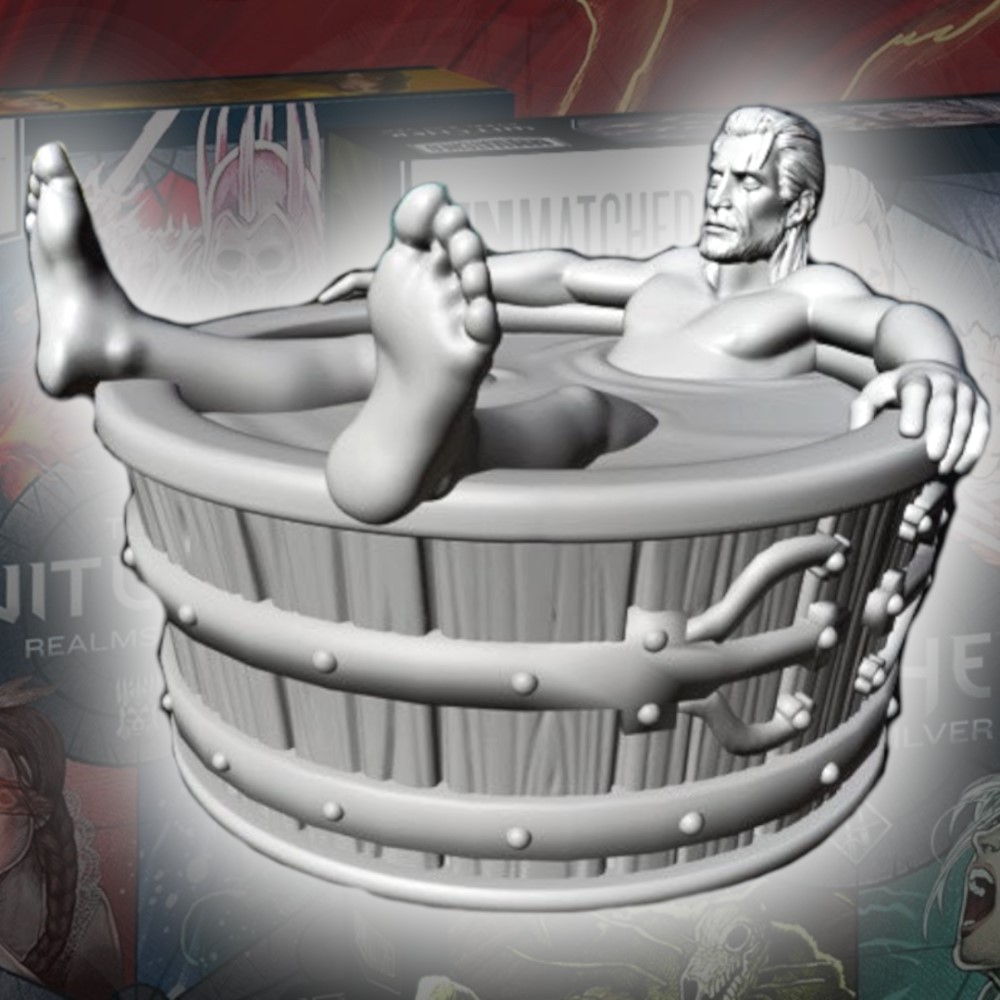 Unmatched - The Witcher - Geralt n Bathtub Juego de Mesa