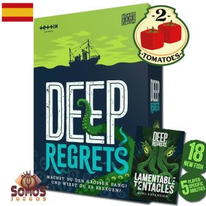 Deep Regrets + Tentáculos Lamentables Mini-Expansión Juego de Mesa
