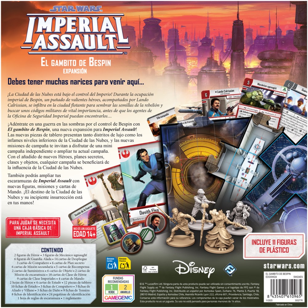 Star Wars: Imperial Assault: El Gambito de Bespin Expansión - Imagen 4