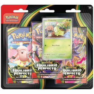 Pokemon JCC: Megaevolución - Equilibrio Perfecto - Blister 3 Sobres + Carta Promo