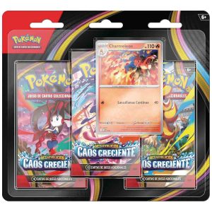 Pokemon JCC: Megaevolución Caos Creciente - Blister 3 Sobres + Carta Promo