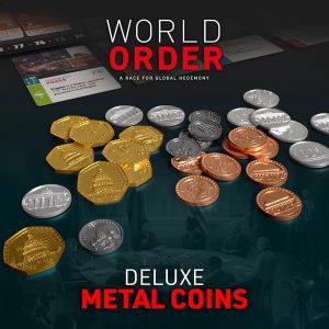 world order metal coins